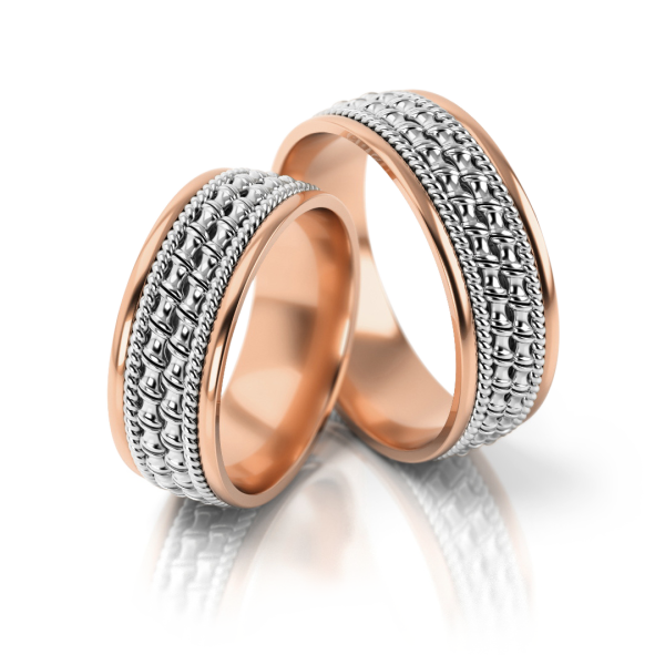 Stelmach Trauringe Weiss-Gelbgold Eberswalde 145